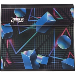 Retro-Design Trapper Keeper Binder with Extra Pocket and Folders for Secure Storage product image