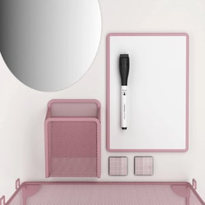Blush Locker Organization Kit with Shelf and Accessories product image