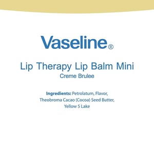 Vaseline Lip Therapy Crème Brulee: Heal and Moisturize Dry Lips with a Natural Glossy Shine product image