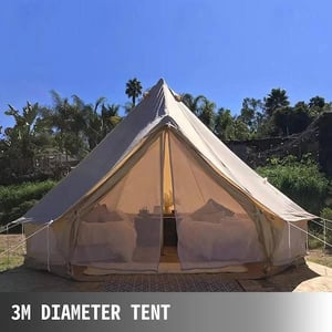 5-Person 4-Season Waterproof Canvas Yurt Tent with Stove Jack product image