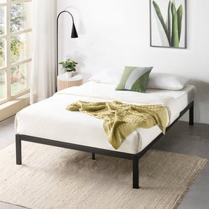 Sleek and Supportive Twin XL Bed Frame with Metal Slats product image
