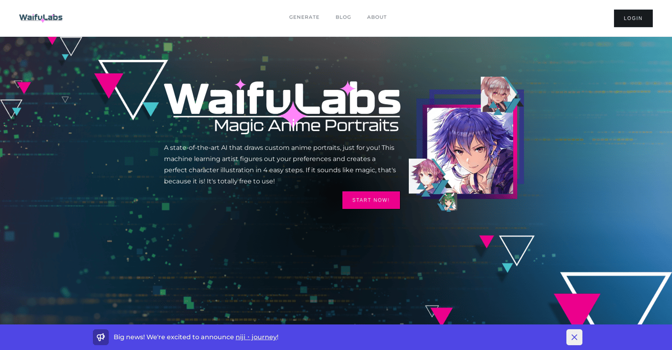 Waifu Labs - Magical Anime Portraits