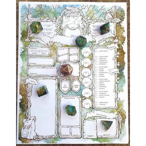 Customizable D&D 5e Character Sheets for Adventurers product image