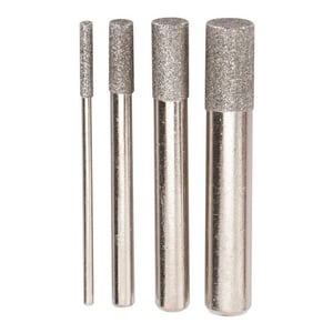 4-Piece Diamond Rotary Drill Bit Set for Tough Materials product image