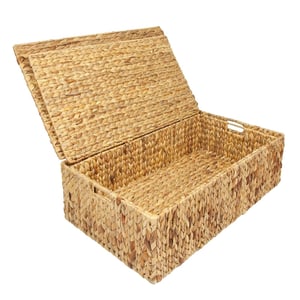 Large Water Hyacinth Under Bed Storage Basket with Strong Build and Attractive Design product image