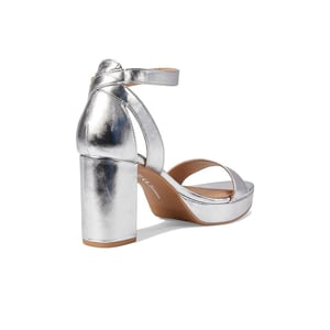 Comfortable Platform Dress Sandals in Silver product image