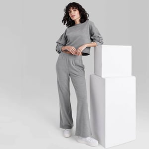 Comfortable High-Rise Wide Leg Sweatpants for Women product image