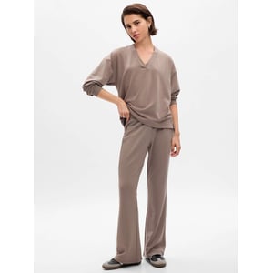 Gap Women's Mid Rise Cloud Light Flare Sweatpants in Cool Brown Size XS product image