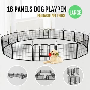 Large Dog Playpen for Indoor and Outdoor Use with 16 Panels product image