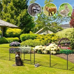 Large Portable Dog Playpen with Sturdy Metal Frame and Safe Bar Spacing product image