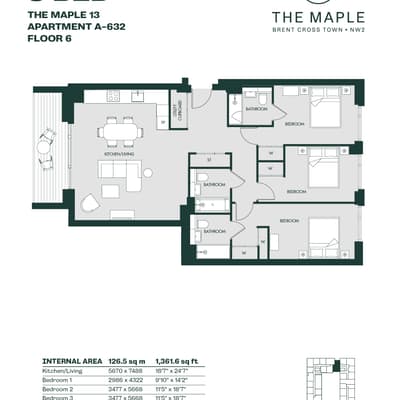 The Maple 1, Brent Cross Town