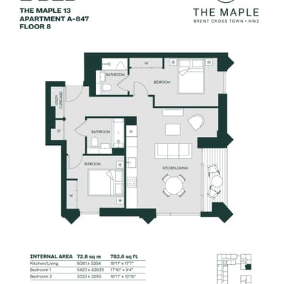 The Maple 1, Brent Cross Town