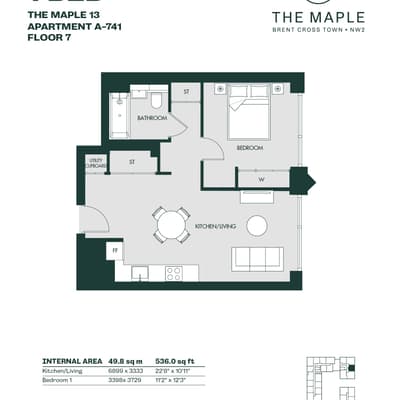 The Maple 1, Brent Cross Town