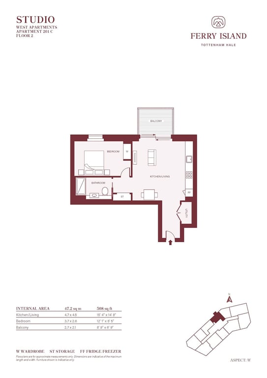 Floor plan for Studio S2
