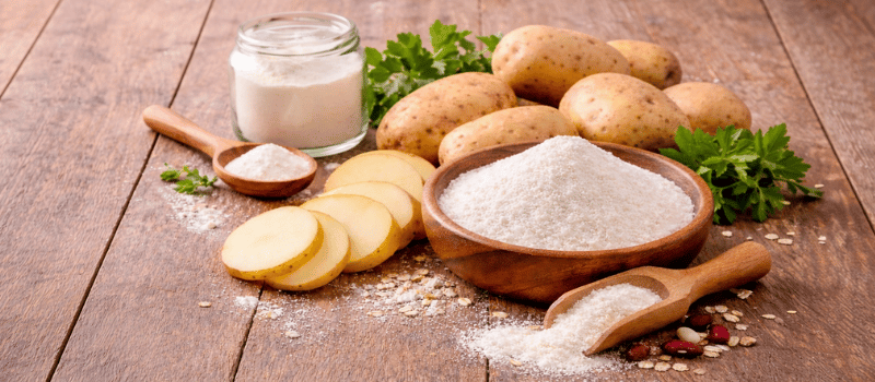 Amido resistente de batata