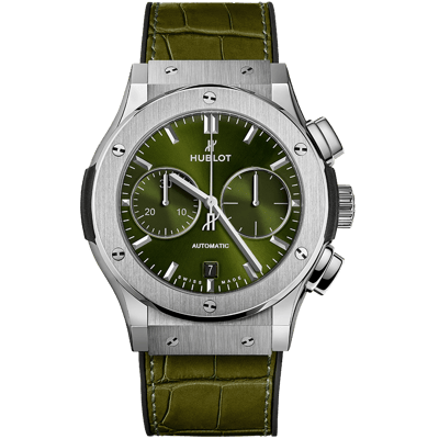 Hublot Classic Fusion Chronograph Titanium Green 45mm