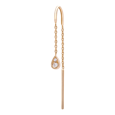 Helena Joy Eclipse One Earring Yellow Gold Diamond