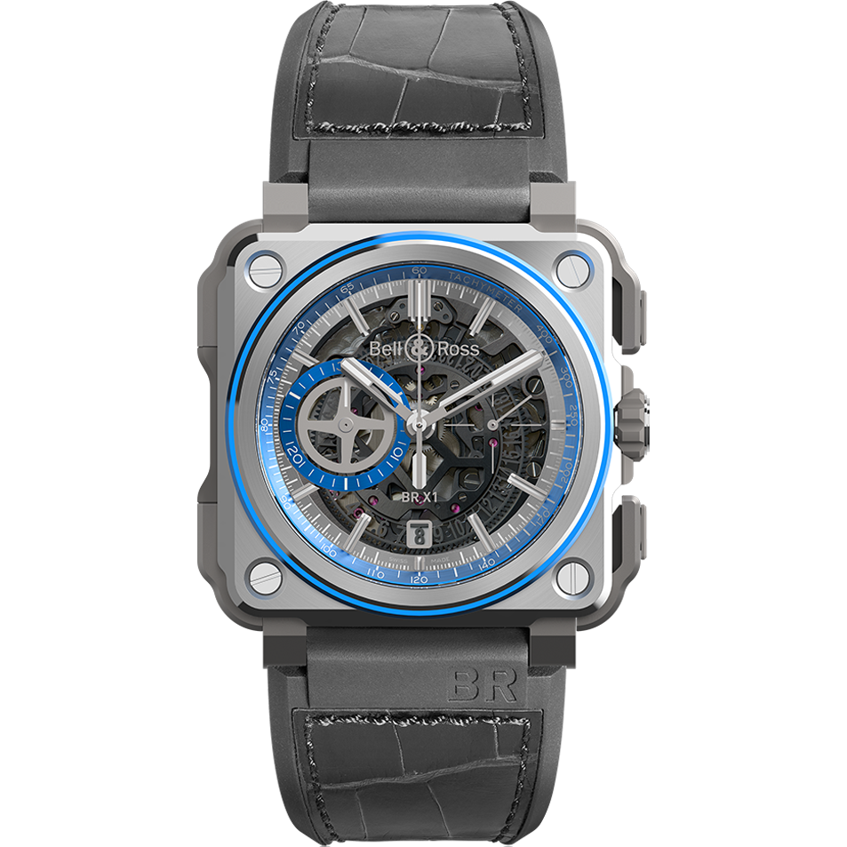 Bell & Ross BR-X1 Grise (BRX1-AL-TI-BLU)