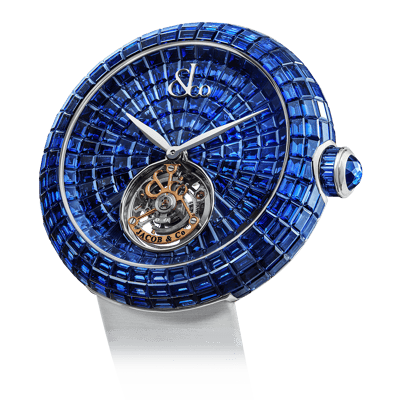 Jacob &amp;amp; Co. Brilliant Flying Tourbillon Blue Sapphires Limited Edition 47mm