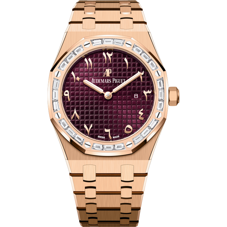 Rose gold arabic clearance watch