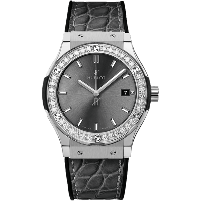 Hublot Classic Fusion Titanium Racing Grey Diamonds 33mm