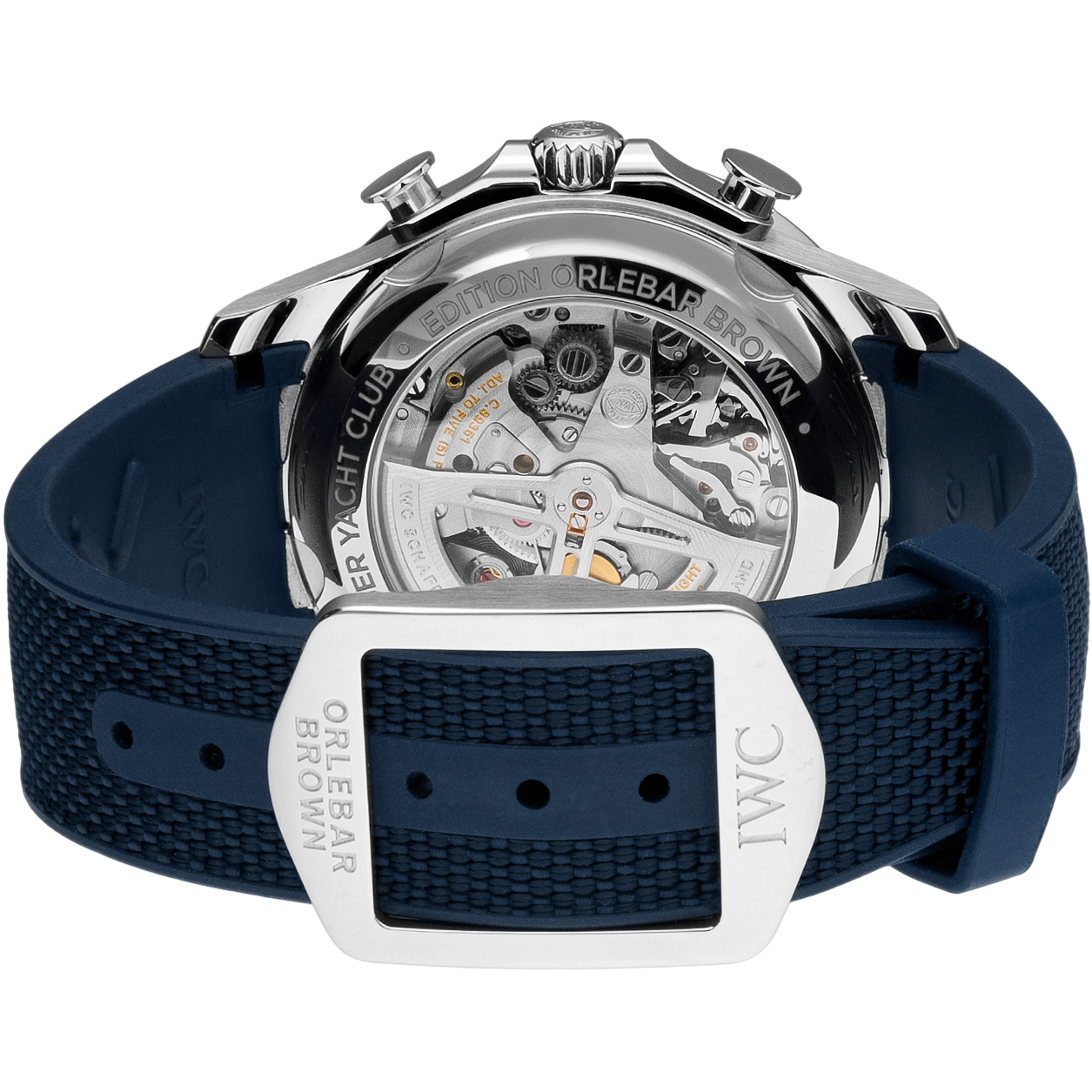 Club Chronograph Edition Orlebar Brown Iwc Yacht Club Blue IWC