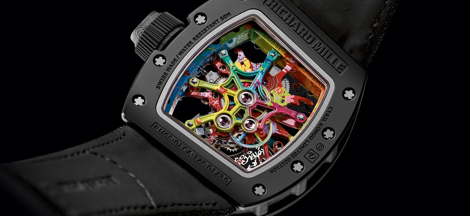 Richard Mille Schwarz (RM68-01 CA-TZP Cyril Kongo) Richard Mille Schwarz (RM68-01 CA-TZP Cyril Kongo)