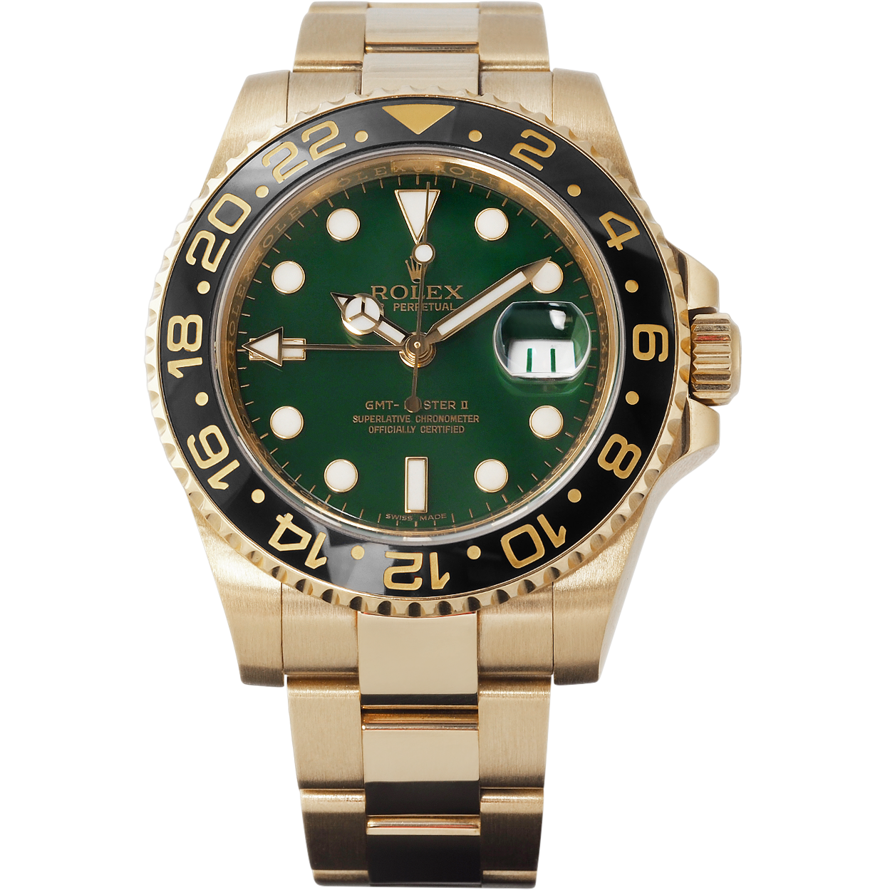 Rolex Oyster Perpetual Date GMT-Master II Yellow gold (116718LN-0002)