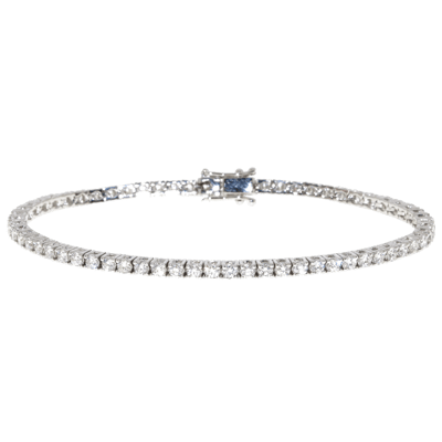 Penelope Ashford Tennis Bracelet 14K White Gold 64 Diamonds