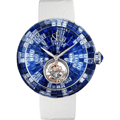 Jacob &amp;amp; Co. Brilliant Flying Tourbillon Blue Shades Limited Edition 47mm