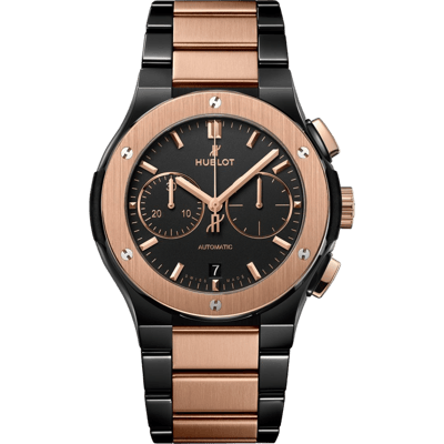 Hublot Classic Fusion Chronograph Bracelet Ceramic King Gold 42mm