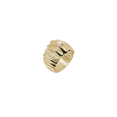 Helena Joy Iris Koko Brillant Ring Yellow Gold