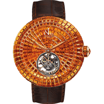 Jacob &amp;amp; Co. Brilliant Flying Tourbillon Orange Sapphires Limited Edition 47mm