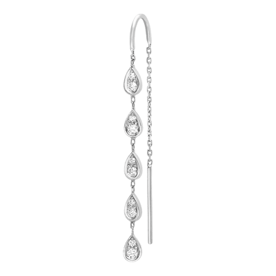 Helena Joy Eclipse Five Earring White Gold Diamond