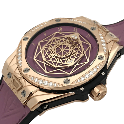 Hublot Big Bang One Click Sang Bleu King Gold Pink Diamonds Limited Edition 39mm