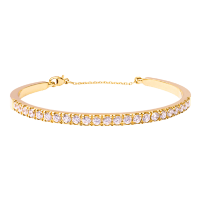 Helena Joy Iris Classic Bangle Yellow Gold Diamond