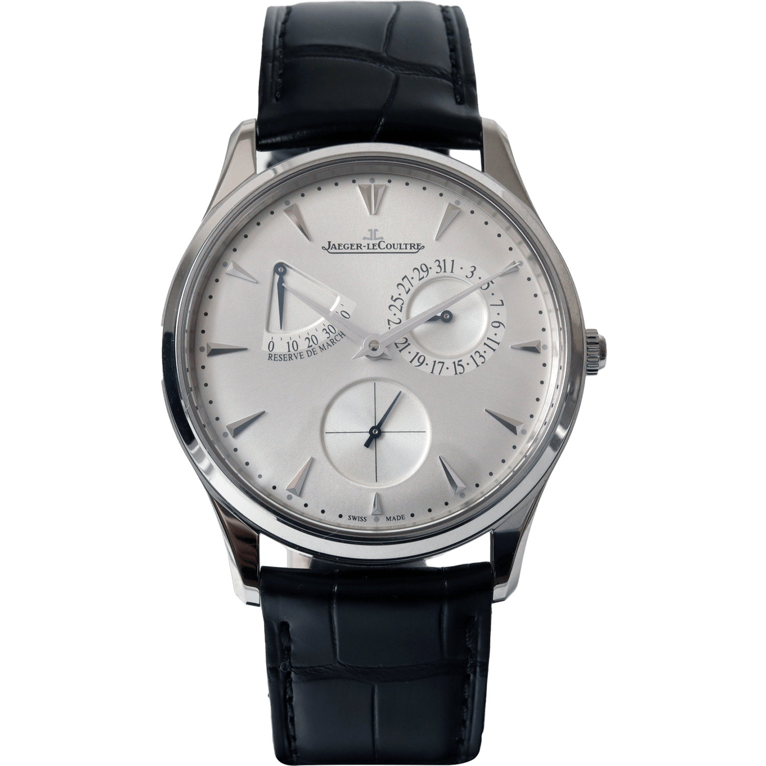 Jaeger LeCoultre Master Ultra Thin Power Reserve Black Q1378420