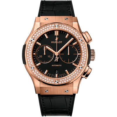 Hublot Classic Fusion Chronograph King Gold Diamonds 45mm