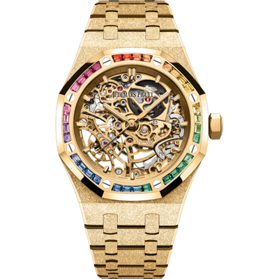 Audemars Piguet Royal Oak Frosted Gold Double Balance Wheel Openworked 37mm