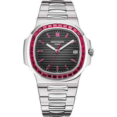 Patek Philippe Nautilus Platinum Rubies 40.5mm