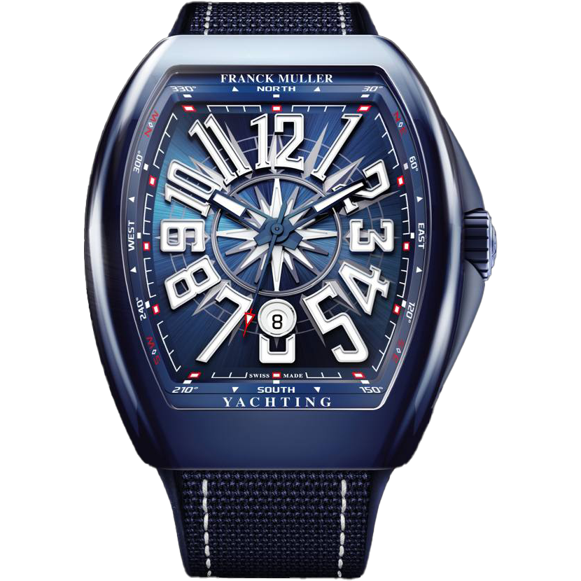 Franck Muller Vanguard V45 Yachting Blue (V 45 SC DT YACHT CR BL (BL))