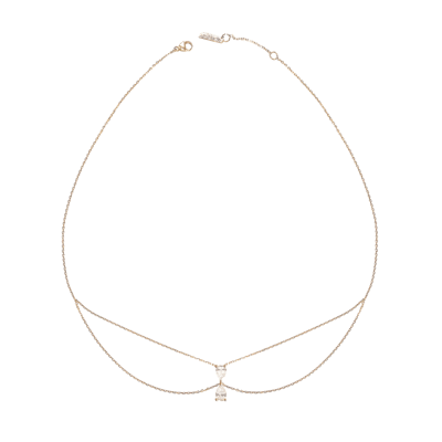 Helena Joy Just Joy Duo Choker Yellow Gold Diamond