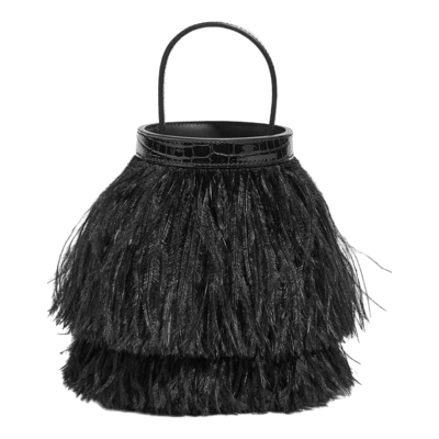 Herm&egrave;s Toupet Folie Mississippiensis Alligator Plumes Autruche