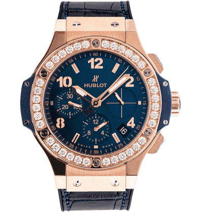 Hublot Big Bang Original Gold Blue Diamonds 41mm