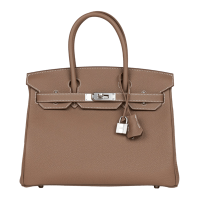 Herm&egrave;s Birkin 30 cm Togo Etoupe Palladium Hardware