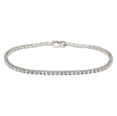 Penelope Ashford Tennis Bracelet 14K White Gold 69 Diamonds