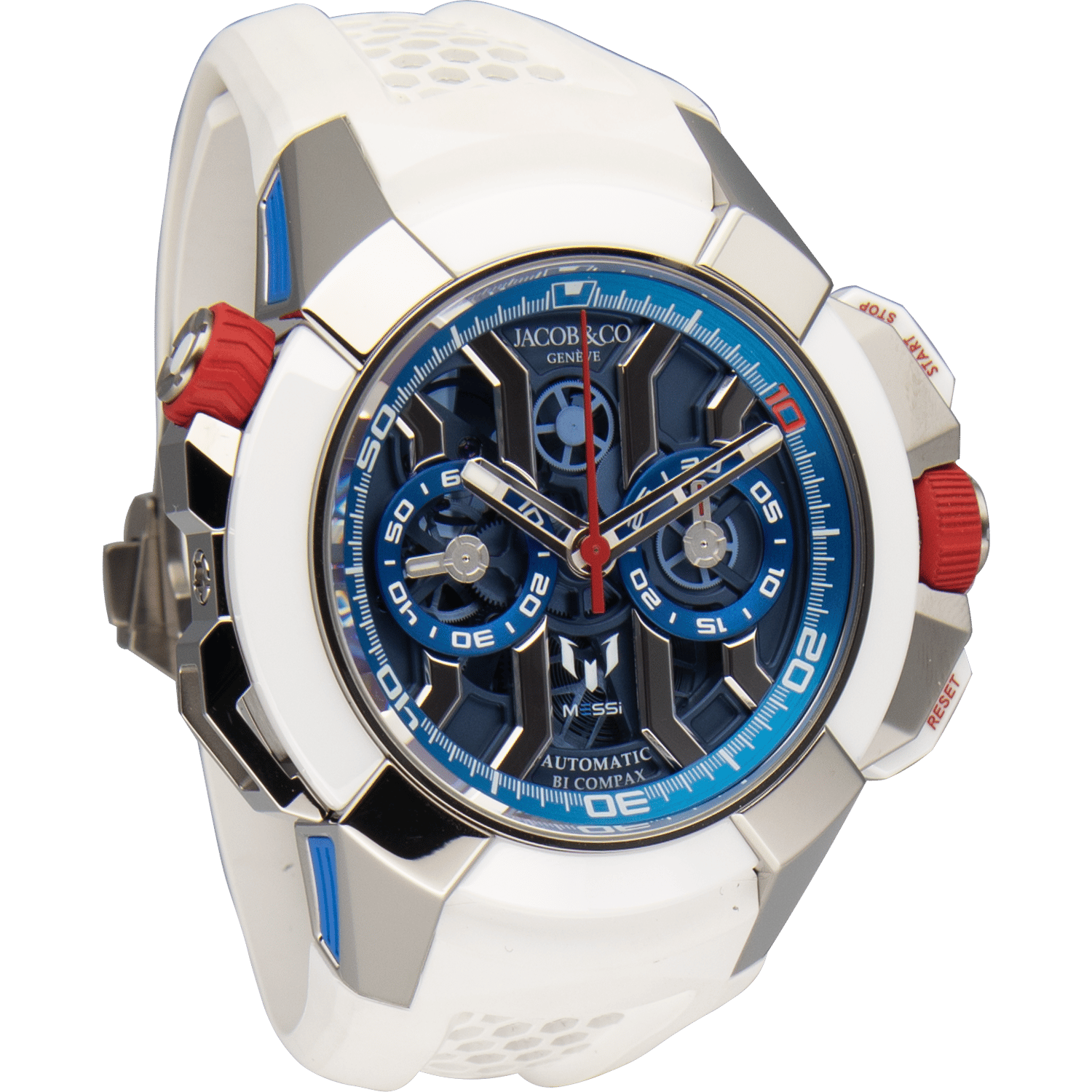 Jacob Co. Epic X Chrono Messi White EC313.20.PE.LL.K