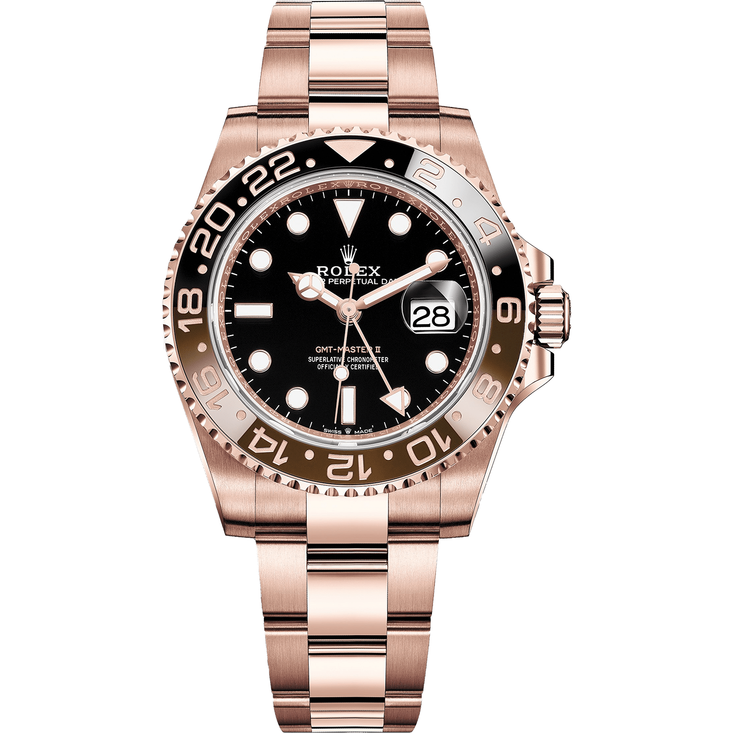 Rolex Oyster Perpetual Date GMT-Master II Or rose (126715CHNR-0001)