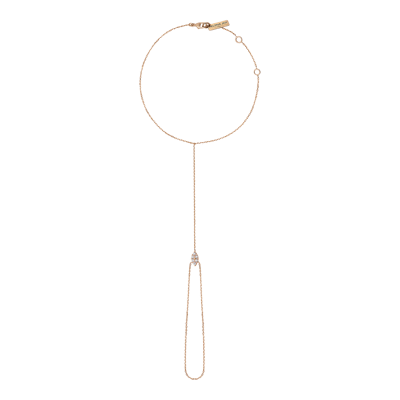 Helena Joy Amanda Shine Hand Chain Rose Gold Diamond