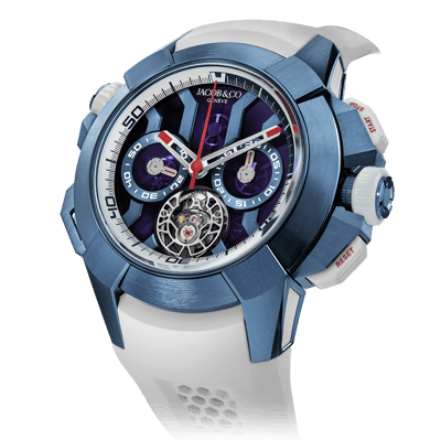 Jacob &amp;amp; Co. Epic X Chrono Tourbillon Blue Titanium Limited Edition 47mm